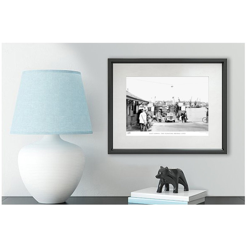 East Cowes, The Floating Bridge C1955 - Single Picture Frame Print, 60cm H x 80cm W x 2.3cm D