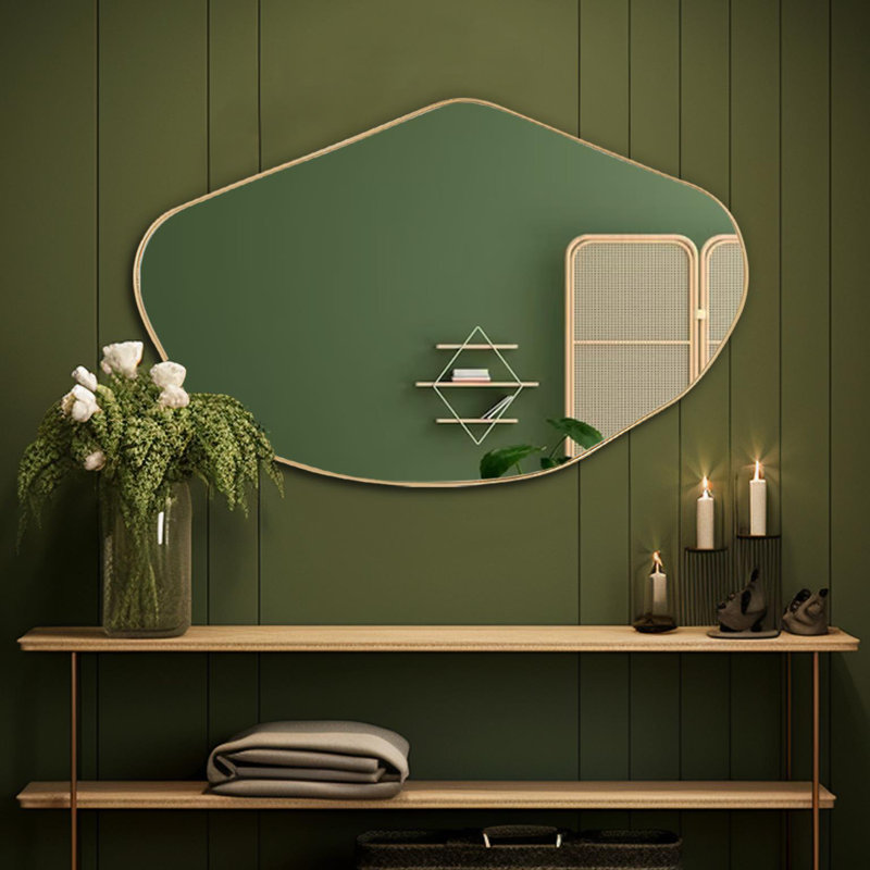 Azurite Manufactured Wood Wall Mirror