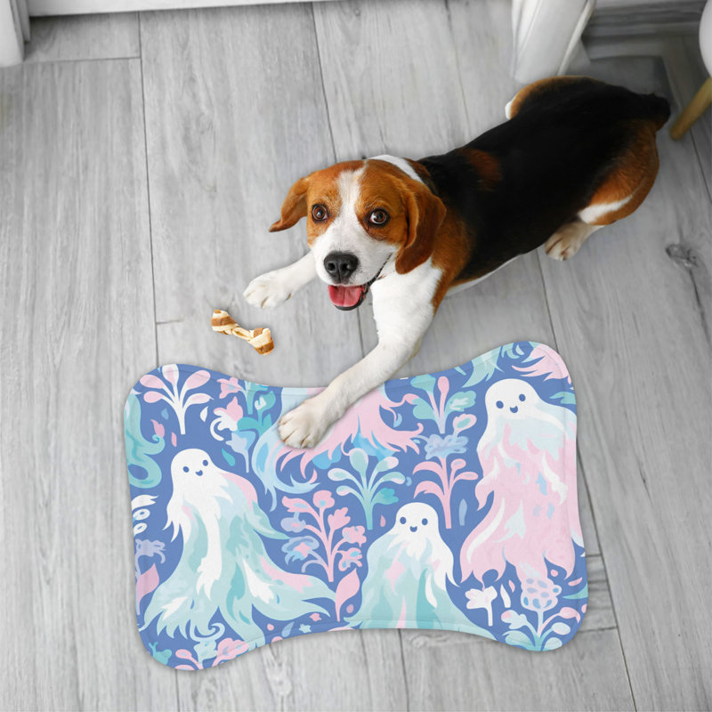 Haunted Watercolors - Tapis d'alimentation en forme d'os