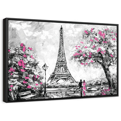 Places "Tour Eiffel, impression sur toile"