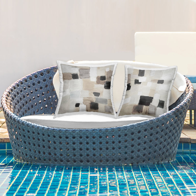 Abstract Outdoor Throw Pillow