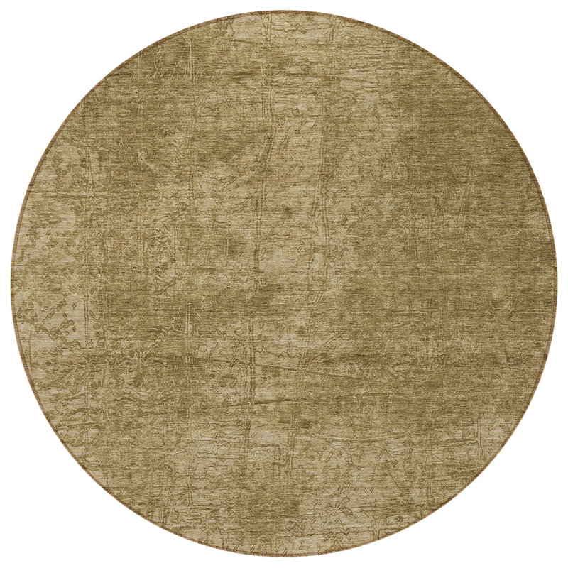 Tapis d'intérieur rond 8 po