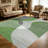 1PC Modern Abstract Sage Green Grey Geometric Wave area rugs for Living Room, Soft, All seasons, Easy-maintain, Washable Indoor mat, Farmhouse suitable for dining room, bedroom, home office, entryway, patio, Home Decor, Outdoor Decor.-508577239