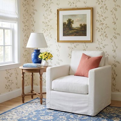 Savannah Upholstered Swivel Armchair