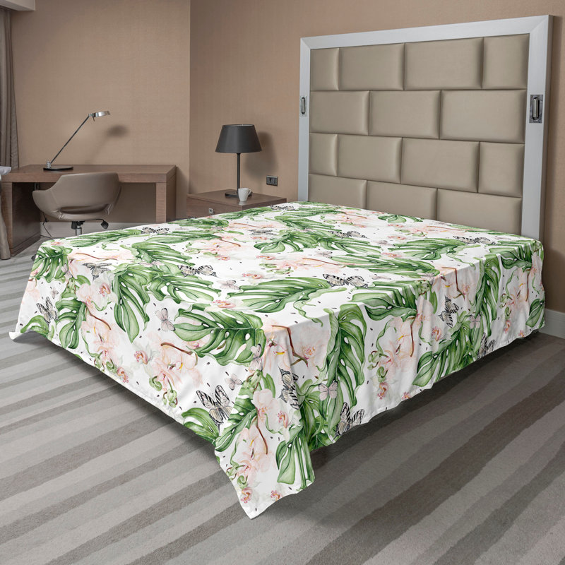 Drap plat Ambesonne, Drap plat pour taille de lit très grand californi