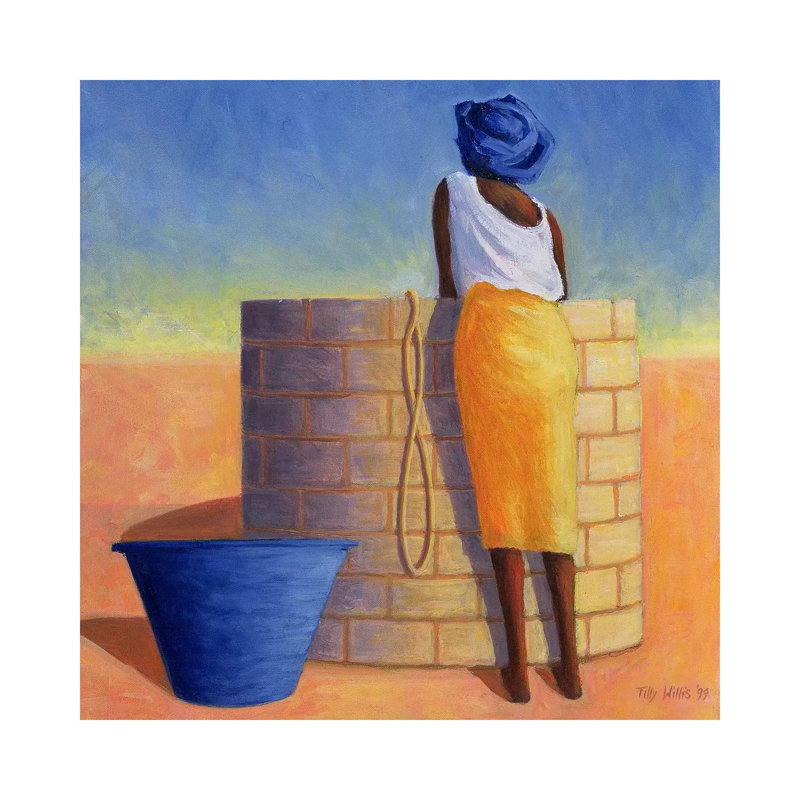 Well Woman by Tilly Willis - Wrapped Canvas Painting, 66.04 cm H x 66.04 cm W x 1.91 cm D