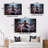 Traditional Entertainment Wall Decor on Metal