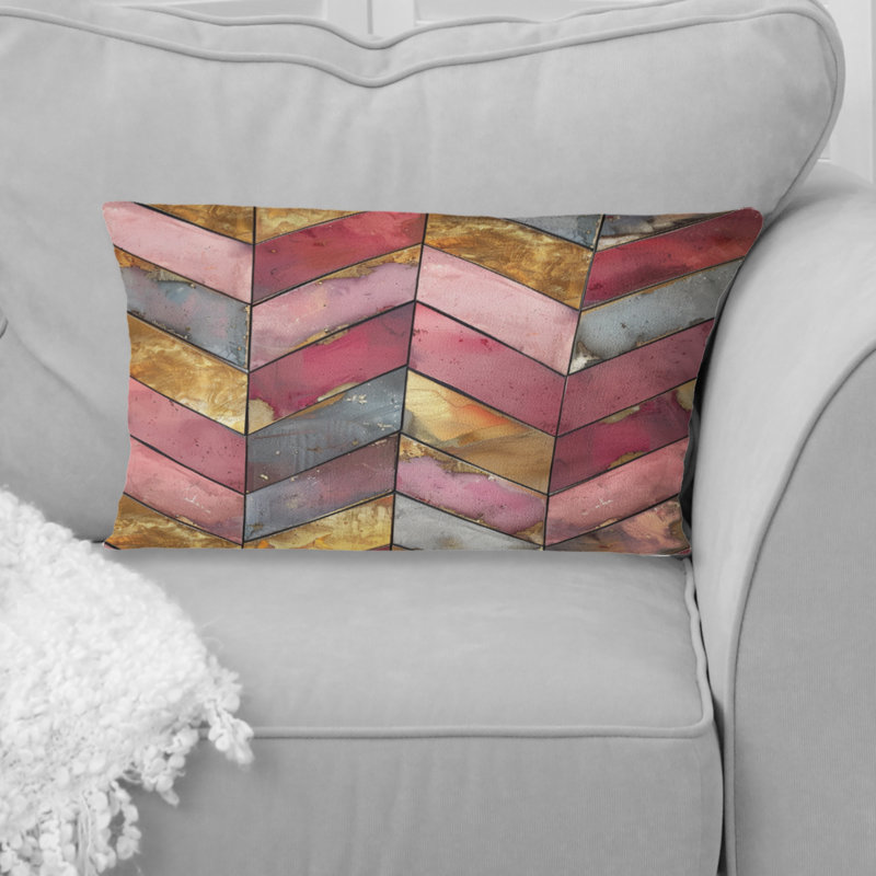 No Pattern - Midcentury Lumbar Pillow