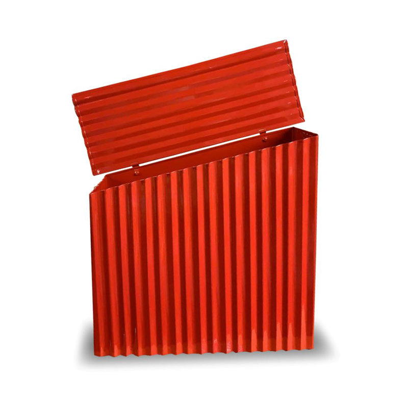 Farm Steel Wall Mounted Mailbox, Red