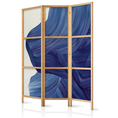 171cm H Solid Wood Folding Room Divider