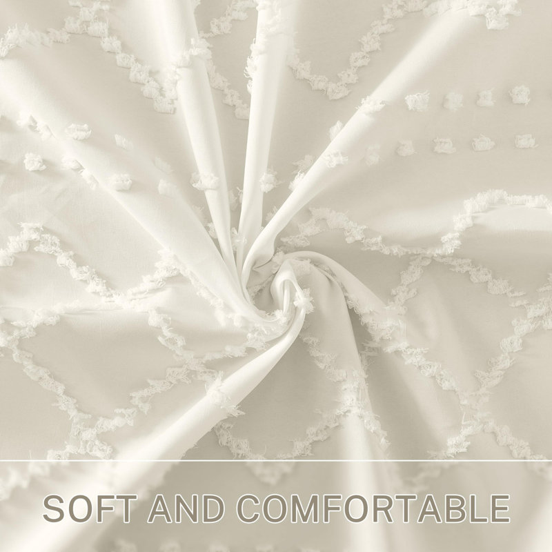 Fabric Shower Curtain, Cream