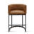 Pu Leather Counter Stool Barrel Counter Height Stools Set of 3-1271558399