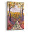  «Let's Go For A Walk» par Bebe Keith, art mural en verre acrylique, 12 po x 16 po