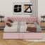 Lit de jour simple tapissier avec couchette escamotable-690946450