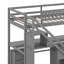  Lit mezzanine avec deux commodes, bureau et bande lumineuse-116235814-116235813