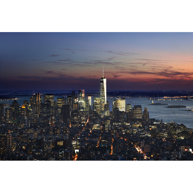 New York at Night IX by James McLoughlin - Photograph, 81 cm H x 122 cm W, Wrapped Canvas