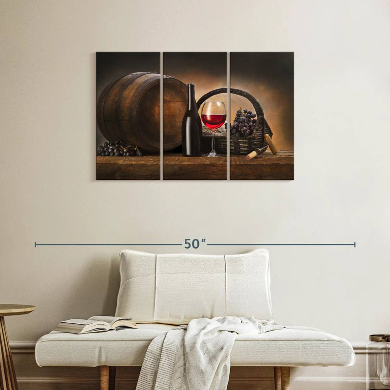 Baril de vin rouge Yarlin, H 24 po x l 38 po