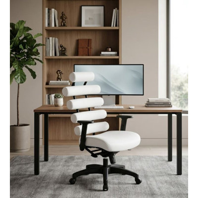 Chaise de travail en similicuir