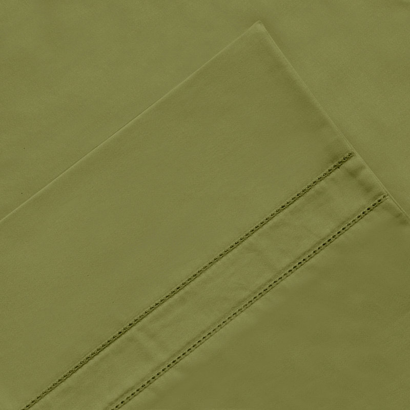 Ensemble de draps 100% coton à longues fibres 620 fils Pointehaven, Très grand californien, Mousse