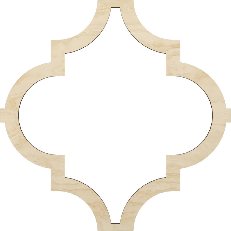 Panneaux muraux Marrakech (paquet de 1), Bouleau, H 66,83 po x l 66,83 po x P 0,375 po