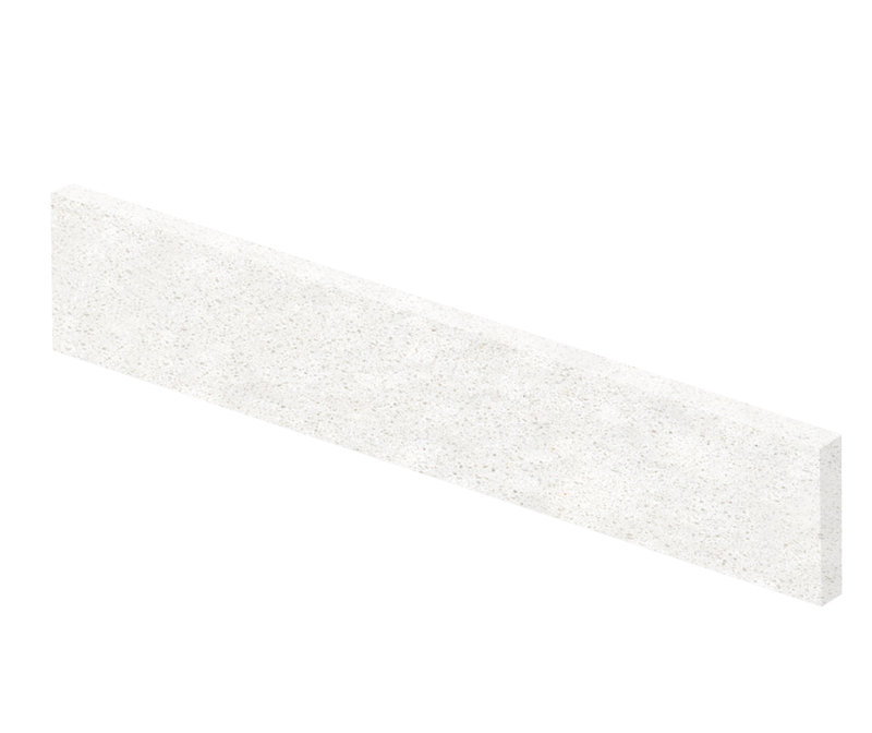 Bathroom Vanity Top Right-Hand Side Splash, Natural White