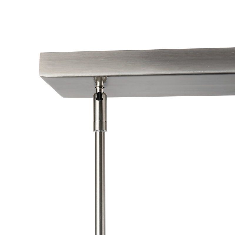 Cammie 3 - Light Kitchen Island Pendant, Smokey, Satin Nickel