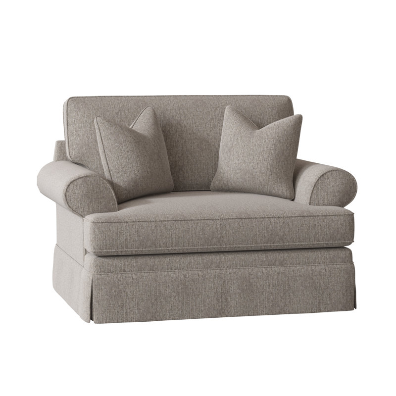Fauteuil Brookner, Tissage natté brindille Drusky Sustain®