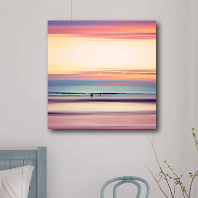 « pastels horizons », impression sur toile
