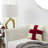 Red Bow - Christmas Pillow Cover in Hand Felted Wool-402278442-284680689-335305522