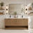 Anelie 72" Freestanding Bathroom Vanity Oak