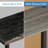 4-Tier 43.3" Corner Shelf, Open Shelves for Display and Storage-434006503