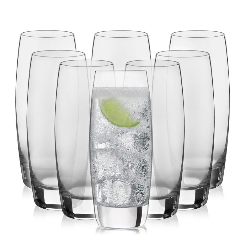 Libbey Signature Kentfield Cooler Beverage Glasses, 16-ounce, Set of 8