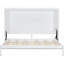Lit escamotable double pleine grandeur, blanc