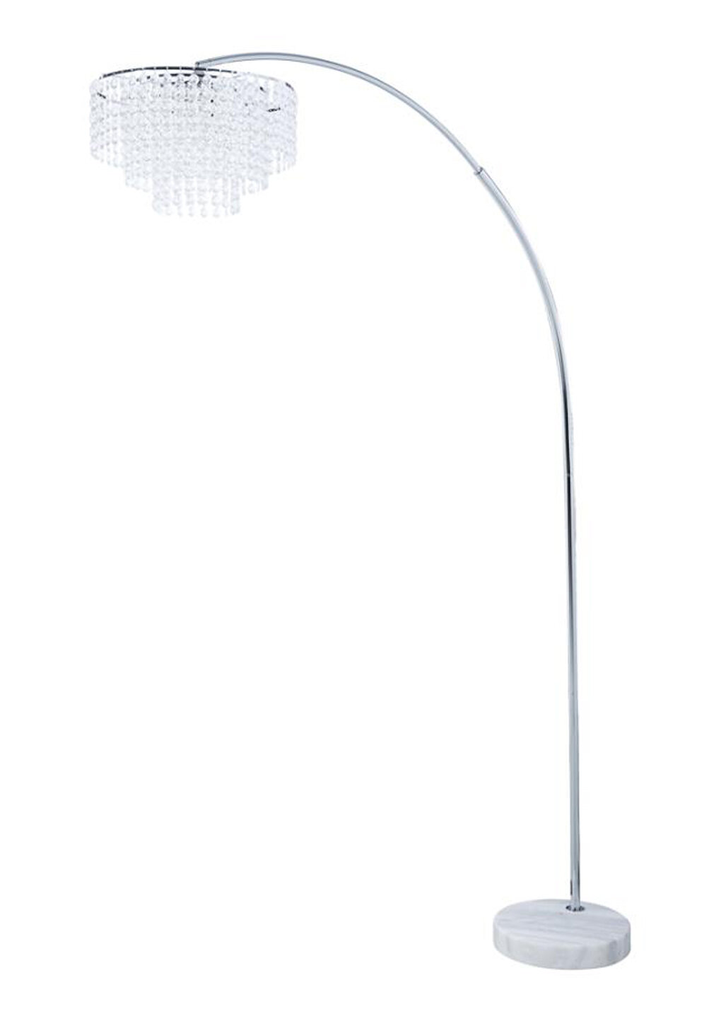 Rosdorf Park Chikae Arched/Arc Floor Lamp | Wayfair