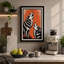 Wolves in Orange Light Graphic Art - Wrapped Canvas-1206252738-1206252736