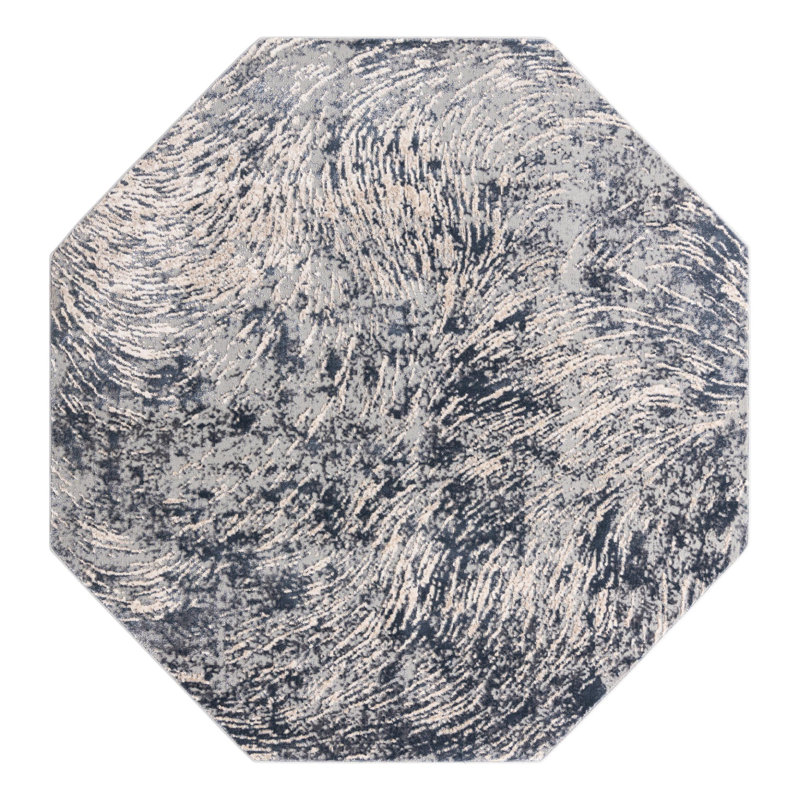 Tapis gris, Octogone 7 pi x 7 pi