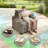 Outdoor Furniture 7 Pieces Set With Ottoman-657412694