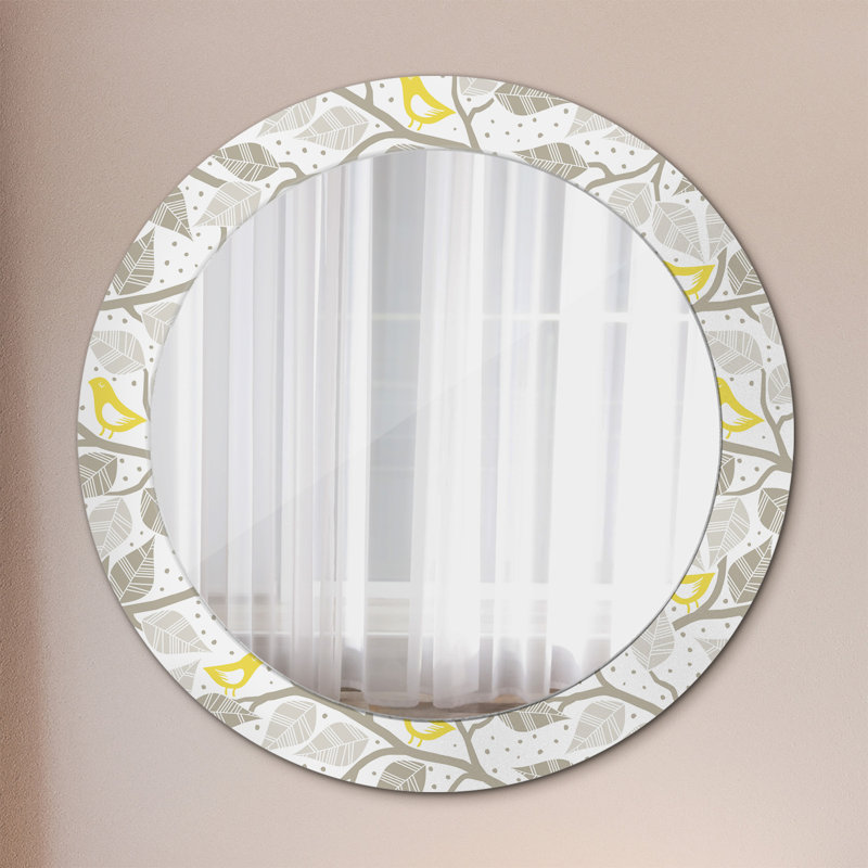 Huldar Glass Flat Wall Mirror