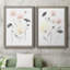 «Blush & Black Wildflowers I», toile encadrée de qualité supérieure - prête à être accrochée-1384716235-1384716230