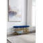 Banc de rangement en velours Rosheda-983446030