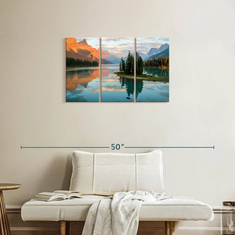 Alvord Maligne Lake Spirit Island, H 20 po x l 33 po