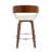 Archaimbaud Swivel Upholstered Counter Stool