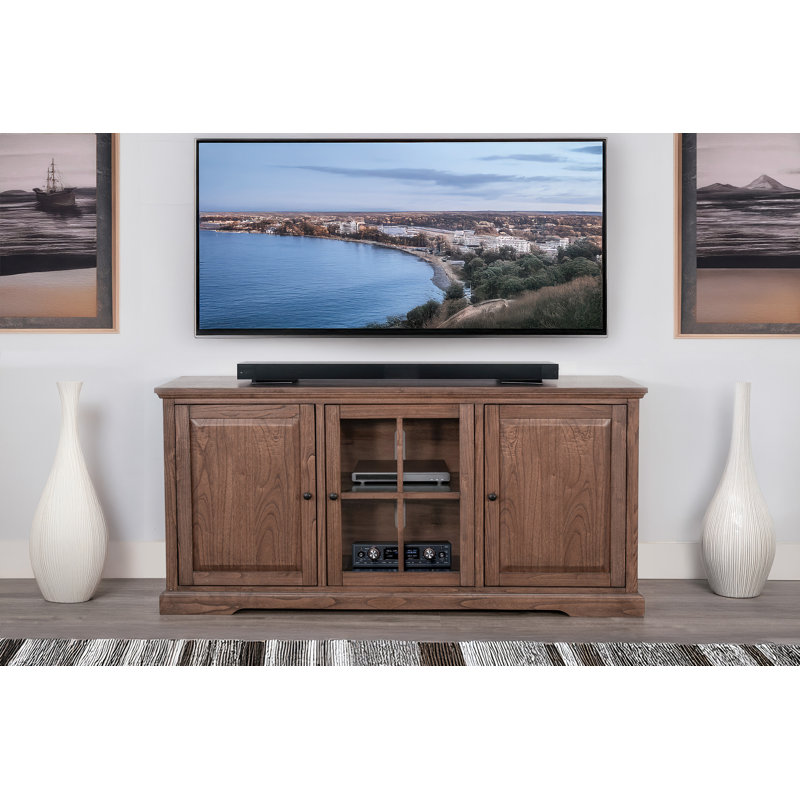 Cabinet multimédia Banning, H 32 po x L 66 po x l 18 po, Bois médium