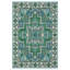 Tapis bleu / vert Aganlane-715021315