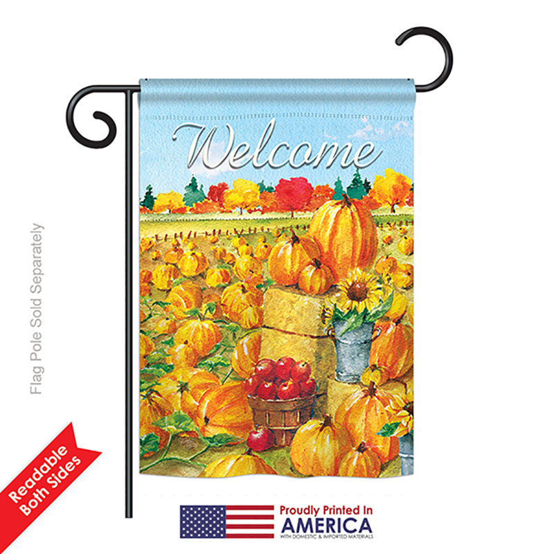Drapeau de jardin en polyester 18,5 x 13 po Chrissy