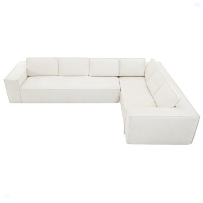 Boneless 6 Seat Wrinkle-resistant Chenille Couch Set