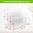 3 - Section Vertical Acrylic Desktop File Organizer