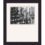 New York 4' Framed Photographic Print on Glass