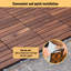 Carreaux de terrasse entrelacés à motif rayé-111809225