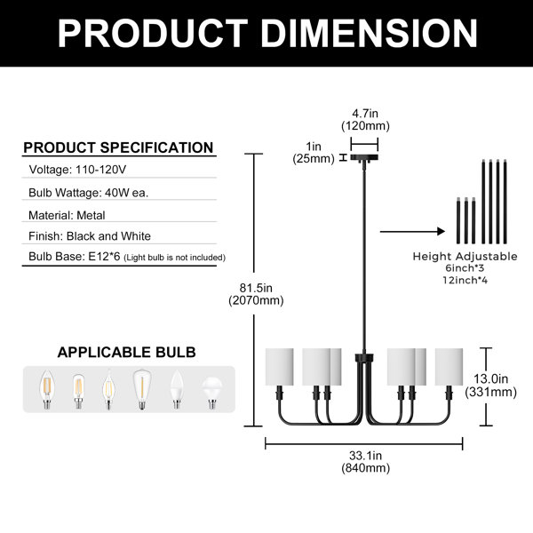 Dimensions du produit